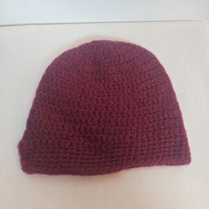 Cozy Burgundy Knit Beanie